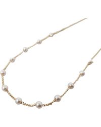 Harfi - Vermeil Plated Essential Pearl Necklace - Lyst