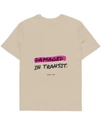 Anchor and Crew - Neutrals Desert Dust Out For Delivery Annotations Organic Cotton T-Shirt - Lyst