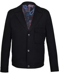 DAVID WEJ - Ashford Relaxed Patch Pocket Jacket - Lyst