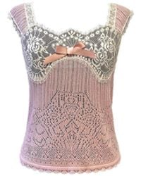 Anna Sui - Lingerie Lace Knit Camisole - Lyst