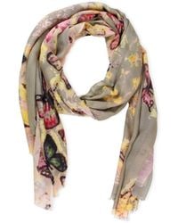 Saachi - Multicolored Butterfly Scarf - Lyst