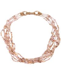 Saachi - Beaded Layered Light Necklace - Lyst