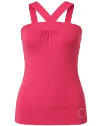 Conquista - Cross-Strap Fuchsia Top – Modern, Feminine, Perfect For Warm-Weather Style - Lyst
