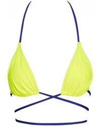 Noire Swimwear - Tanning Neon Yellow Top - Lyst