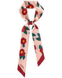 Lost Pattern - Camellia Silk Twilly Neck Bow - Lyst