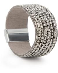 Saachi - Multi-Strand Mesh Bracelet - Lyst