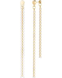 Rejected Hearts Club - Elegante Chevron Dangle Earrings - Lyst