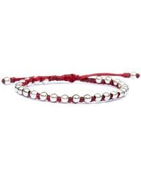 Harbour Uk - Rope Friendship Bracelet With Beads - Lyst