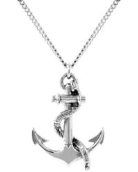 Lee Renee - Anchor Necklace - Lyst