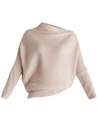 Paisie - Draped Knitted Jumper - Lyst