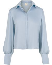 Gunda Hafner Ltd - Light Hammered Silk Shirt - Lyst