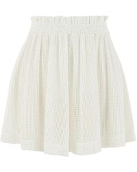 Lilamie - Carmen Loose Fit Elastic Waist Beach Shorts - Lyst