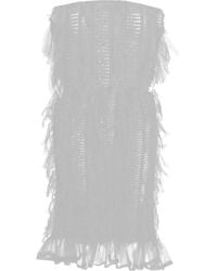 Sarah Regensburger - Fringe Rushing Tube Dress - Lyst