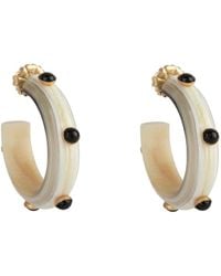 Bounkit - Eliza Hoops Onyx - Lyst