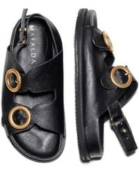 Mafalda - Tie Buckle Chunky Sandals - Lyst