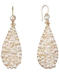 Corina Mardari Jewelry - Statement Pearl Handmade Earrings - Lyst