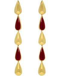Lavani Jewels - Balance Garnet Earrings - Lyst