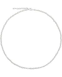 Kiri & Belle - Nina Tiny Pearl And Bead Necklace - Lyst