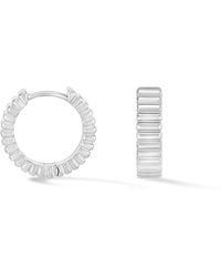 Dower & Hall - Medium Humbug Huggie Hoops - Lyst