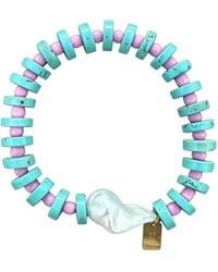 Christina Greene - New Outlook Baroque Pearl Beaded Bracelet - Lyst
