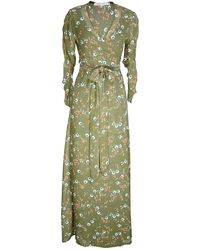 Jennafer Grace - Signature Wrap Dress In Sage Blossom - Lyst