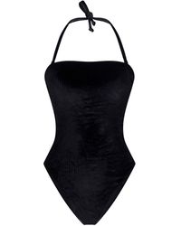 Maison Tangerine - Marbella Velvet Swimsuit - Lyst