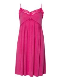 Pretty You London - Bamboo Lace Chemise - Lyst