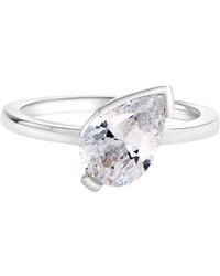 Onewildone - Love This For You Tilted Pear Pinky Ring - Lyst