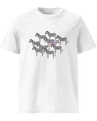 Anchor and Crew - Zebra Where's William Going? Organic Cotton T-Shirt - Lyst
