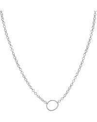 Tory Long - The Circle Necklace - Lyst