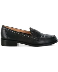 Rag & Co - Raisa Stud Embellished Penny Loafers - Lyst