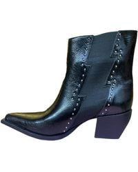 Any Old Iron - The Black Lightning Bolt Boots - Lyst