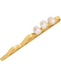 Lavani Jewels - Rhea Pearl Hairpin - Lyst