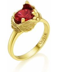 Unaloe - Sterling--Plated Ring With Zircon Coleus– Handmade Jewelry For - Lyst