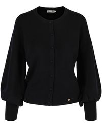 tirillm - Ava Merino Wool Cardigan With Balloon Sleeves - Lyst