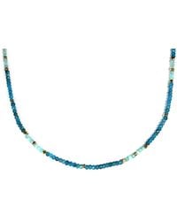 Rachel Nathan - Mini Beaded: Apatite & Amazonite Necklace - Lyst