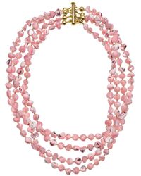 Farra - Ocean's Beauty Multi-Layered Shells Necklace - Lyst