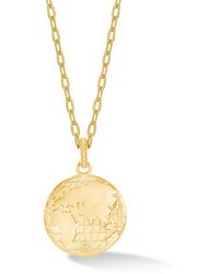 Dower & Hall - One World Talisman Necklace In - Lyst