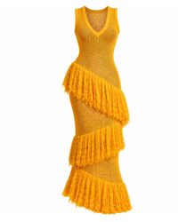 Ofuure - Uyai Fringe Maxi Dress - Lyst