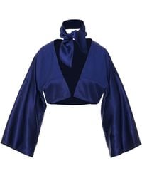 MOE - Silk Bolero Reversible - Lyst