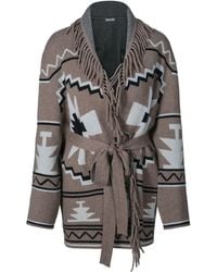 tirillm - Maggie Pattern Knitted Cashmere Cardigan, Melange - Lyst