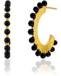 Milou Jewelry - Oval Hoop Earrings - Lyst