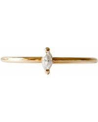 Lee Renee - Moissanite Marquise Ring - Lyst
