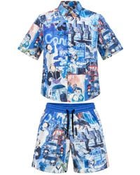 mysimplicated - Short Sleeve Shirt And Bermuda Set - Lyst