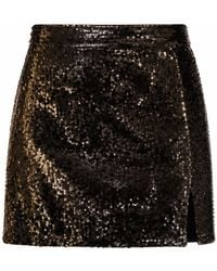 Yumi' - Sequin Mini Skirt - Lyst