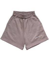 Mimhi Maison - Neutrals Nude Cotton Shorts - Lyst
