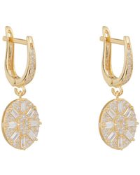 Ballinger Jewellery - Uptown Oval Drop Sparkly Statement Evening Earrings - Lyst