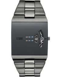 Storm - Revolving Disc Stainless Steel Wristwatch - Lyst