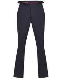 DAVID WEJ - Paco Loose Fit Chinos Trouser With Side Adjusters - Lyst