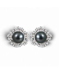 Ninemoo - Nacre Noire Bloom Pearl Earrings - Lyst